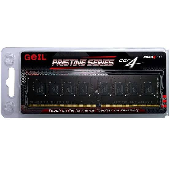 رم کامپیوتر گیل تک کاناله مدل Pristine فرکانس 2400 مگاهرتز DDR4 تایمینگ CL17 حافظه 4 گیگابایت